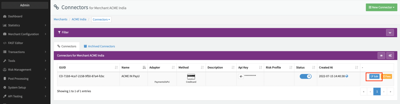 Connector overview