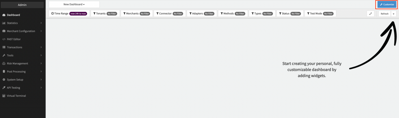 New Dashboard