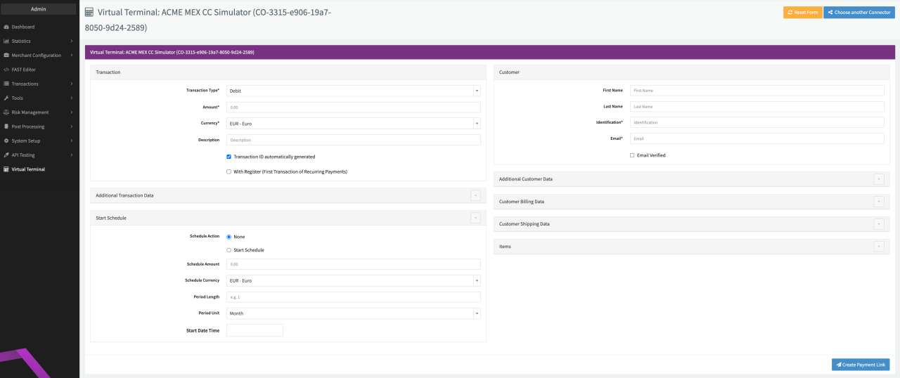 Scheduler Form Pay By Link
