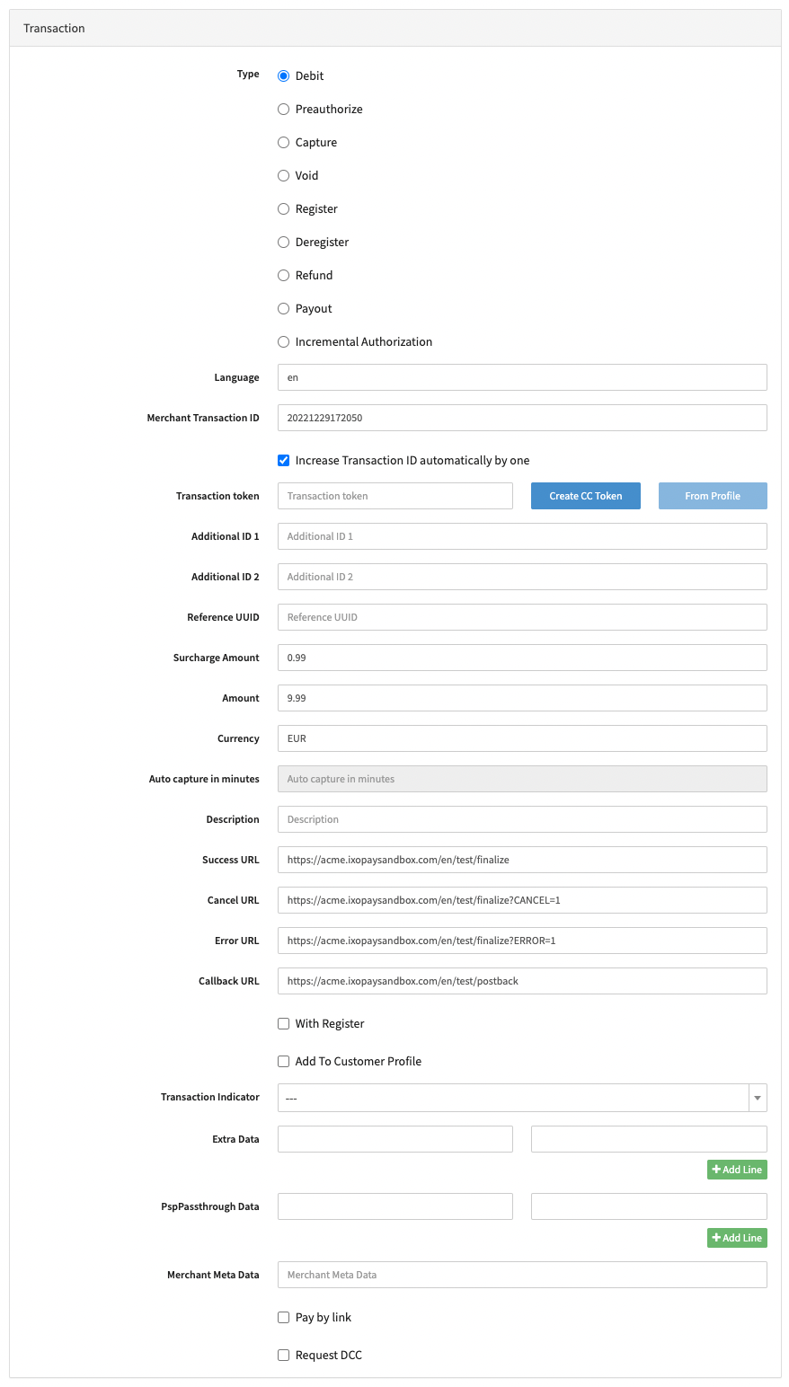 Transaction Details