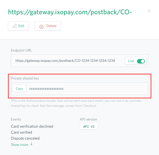 Webhook Details
